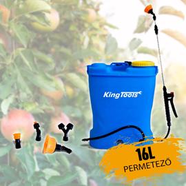 Kingtools akkus háti permetező 16 L KTSPRA16L