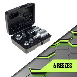 BLACK 6 részes dugókulcs adapter készlet - B13555