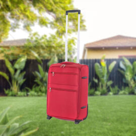 PRETTY UP Utazási bőrönd TEX15, kicsi, piros 22151263