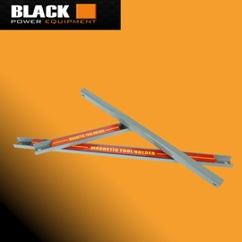 Black mágneses fali szerszámtartó léc 3DB-os 28760