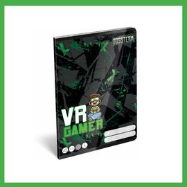 Füzet tűzött A/5 1.o. BossTeam VR Gamer FSC 19974