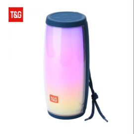 T&G hordozható vezeték nélküli Bluetooth hangszóró LED világítás TG317