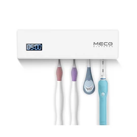 MECO Eleverde fogkefe sterilizáló UV Touch White 4 fogkefehely - holm7159