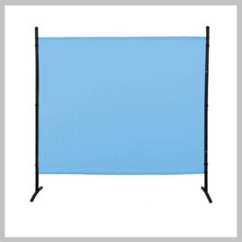 Szobaelválasztó - Beltéri és kültéri használatra 180 x 183 cm kék holm8338