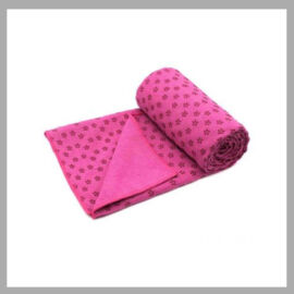 Csúszásgátlós jógatörölköző ajándék táskával rózsaszín HOP1000973-2