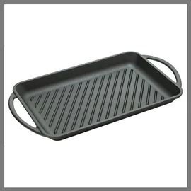 Cattara Grill serpenyő fogantyúval öntöttvas 33x21,5cm 13062