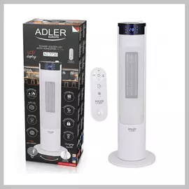 ADLER hősugárzó, párásítóval, 2200 W, LED Kijelző, Távirányító, Digitális termosztát AD7730