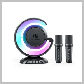 RGB Bluetooth hanszóró 2 karaoke mikrofonnal YS-110