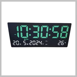Digitális Ledes óra  naptárral JH3609