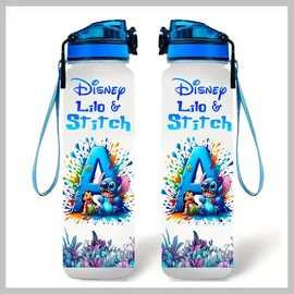 Disney LILO &amp; STITCH kulacs választható kezdőbetűvel  1000 ml CH2066959