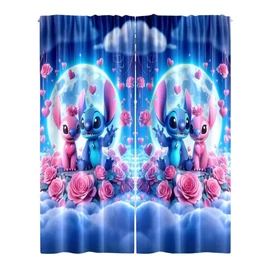 Disney Stitch Sötétítő Függöny 75 x 166 cm – 2db  KT1794989-2