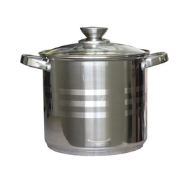 Rozsdamentes fazék üvegfedővel 4,3 liter 18 cm 5949062800713