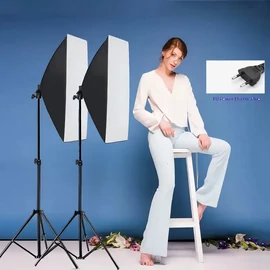 Professzionális softbox világítási készlet 160 cm WT3130761-160