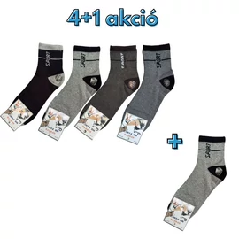 4+1 Férfi sport zokni 39-42 MP3007-3
