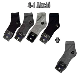 4+1 Férfi pamut zokni 43-46 MP3002-4