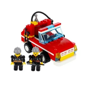 ALLEBLOX FireBrigade Építőkocka Készlet – Tűzoltó Jármű 2 Figurával 298232