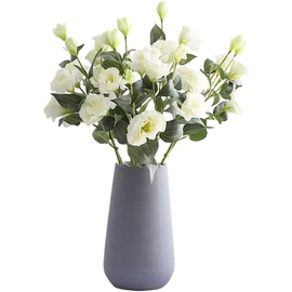 20 Darabos Elegáns Mű Fehér Eustoma JL8918617