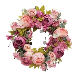 Elegáns Magenta-Rózsa Kontraszt Koszorú HR1275783-3
