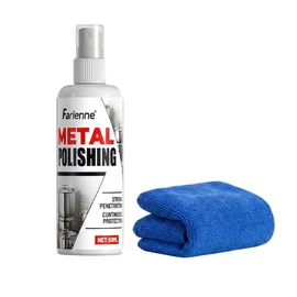 Farienne Fémfelület Polírozó és Tisztító Spray Mikroszálas Törlőkendővel – 50 ml CW10165030