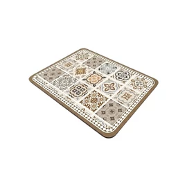 Nedvszívó Kávéfőző Alátét és Edényszárító Szőnyeg 40x50 cm  – Barna-Bézs Klasszikus KT7914491-4