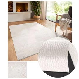 Bergamo Fay plüss puha tapintású szőnyeg krém 80x150cm bergamofaycream-80