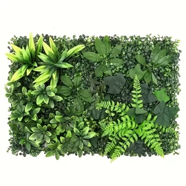 Természetes hatású műnövényfal panel 60x40cm BJ3675517