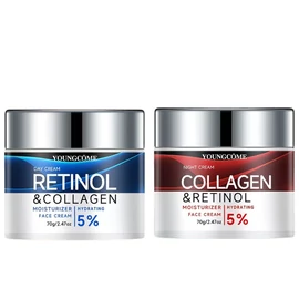YOUNGCOME Retinol &amp; Kollagén Arcápoló Készlet – Intenzív hidratálás nappalra és éjszakára FV6440628