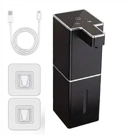 Négysebességű Automata Szappanadagoló – Modern Carbon Fekete (380 ml) HM2554084-B