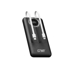 Beépített Kábeles Power Bank - 10000 mAh GW-137