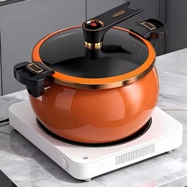Zománcozott tapadásmentes főzőedény arany-réz 26 cm LP12242143