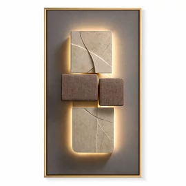 Modern absztrakt geometrikus vászon falikép 80 × 160 cm 5VM665279V