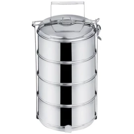 4 Szintes Rozsdamentes Acél Ételhordó (4 x 1,3 L) 120965