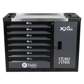 IF Tools XXL professzionális műhelykocsi és munkapad (6 fiók + oldalszekrény) IF-6XXL