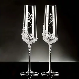 Mr &amp; Mrs Esküvői Pezsgőspohár Szett – 2 db RW2935104
