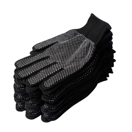 10 darabos Fekete Csúszásmentes Nylon Kesztyű Szett TC1825866-F