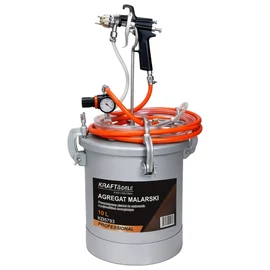 Kraft&amp;Dele pneumatikus festékszóró tartályos rendszer 10L KD5793