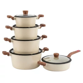 Gránit Hatású Prémium Edénykészlet – Világos Bézs NUBE26-20B