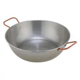 Paella füles serpenyő polírozott 36 cm 13416