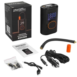 Kraft&amp;Dele Akkumulátoros kompresszor 5000 mAh KD5500