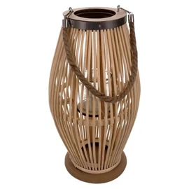 Nagy bambusz lámpás teraszra, bézs, 40 cm 00024282