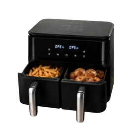 Dupla Kamrás Légkeveréses Fritőz (15l, 2400W) 07486