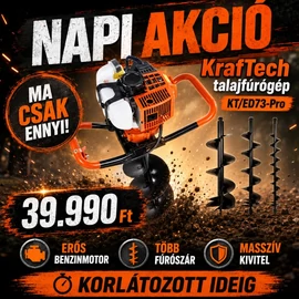 KrafTech talajfúrógép KT/ED73-Pro (H1901)