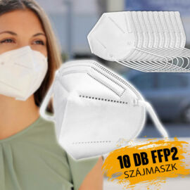 10 db FFP2 egészségügyi szájmaszk