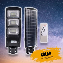 Solar utcai lámpa 600W IP67