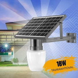 Solar Energy napelemes kültéri lámpa távirányítóval 10W JD-9908