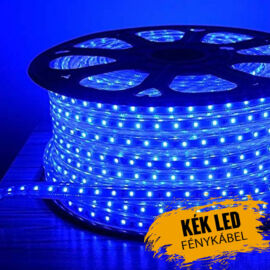 Karácsonyi LED fénykábel 10m kék színben