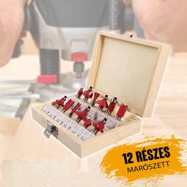 Flinke 12 részes marófej szett felsőmaróhoz