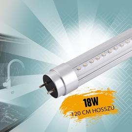LED fénycső 18W 120cm T8 foglalattal