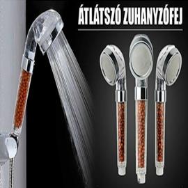 Átlátszó antibakteriális zuhanyzófej