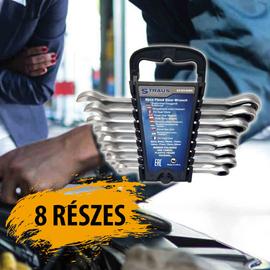Straus racsnis csillag villáskulcs készlet 8db STHT0465 fekete